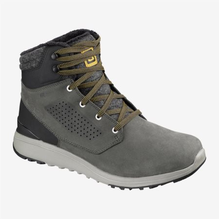 Salomon UTILITY WINTER CS WP Mens Hiking Boots Grey | Salomon South Africa